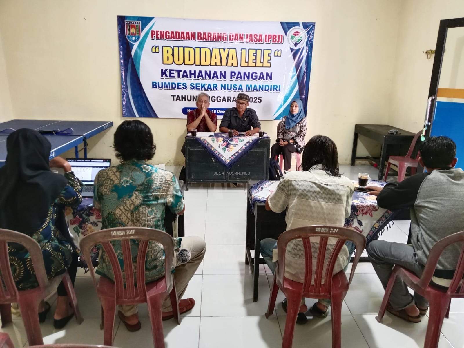 Pengadaan Barang dan Jasa (PBJ) Budidaya Lele Ketahanan Pangan BUMdes Sekar Nusa Mandiri Desa Nusawungu